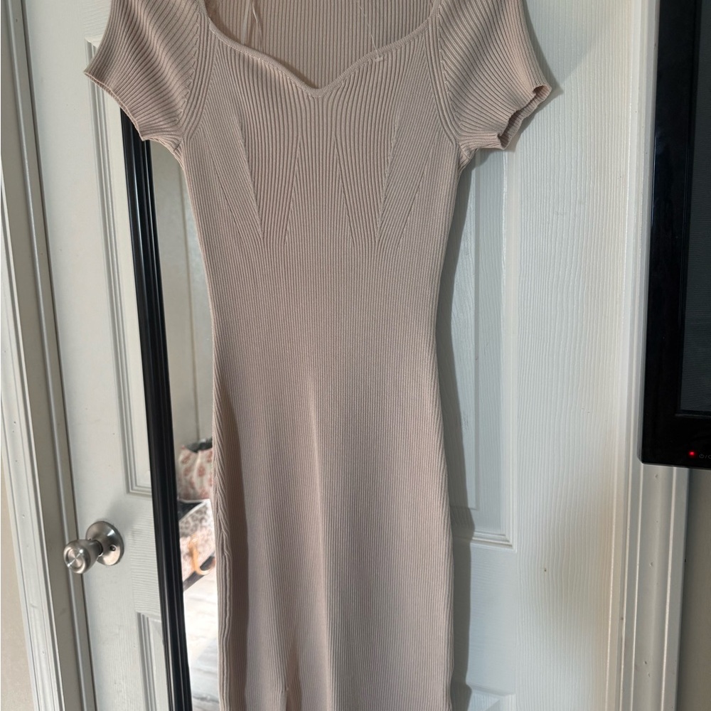 Olive & Oak Cream Mini Dress
